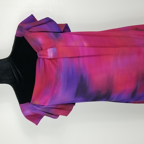 Diane Von Furstenberg Dunn Monet Fields Silk Dress Size 6 - Picture 6 of 15